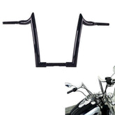 Massive 1 1/2 Inch Ape Hangers Handlebars, 14 Inch Black Handlebars for Harley Davidson Touring, Softail, Dyna, Sportster, Baggers, Dressers, EZ Mounting Wiring. - SHARKROAD